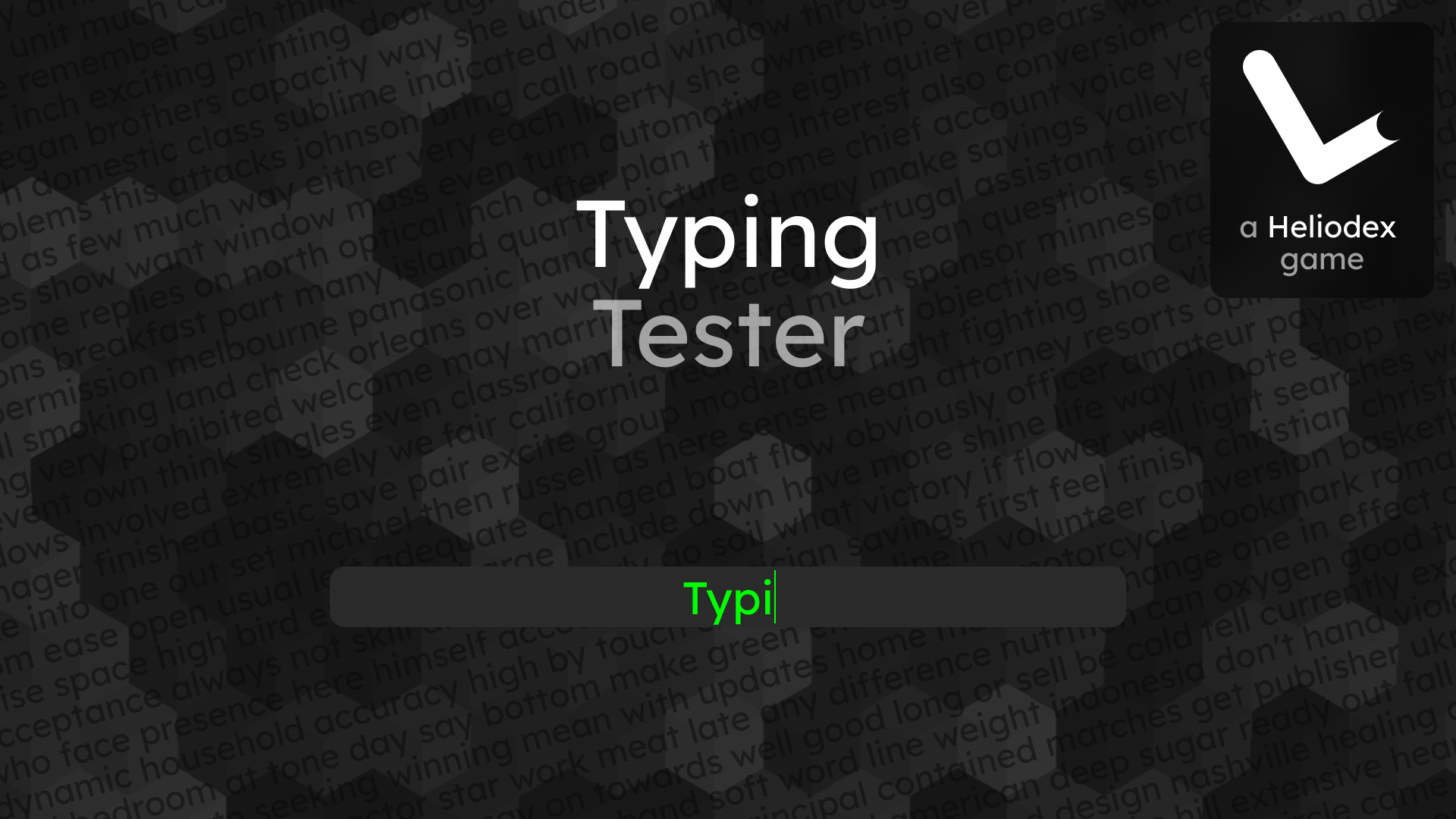 The thumbnail for Typing Tester